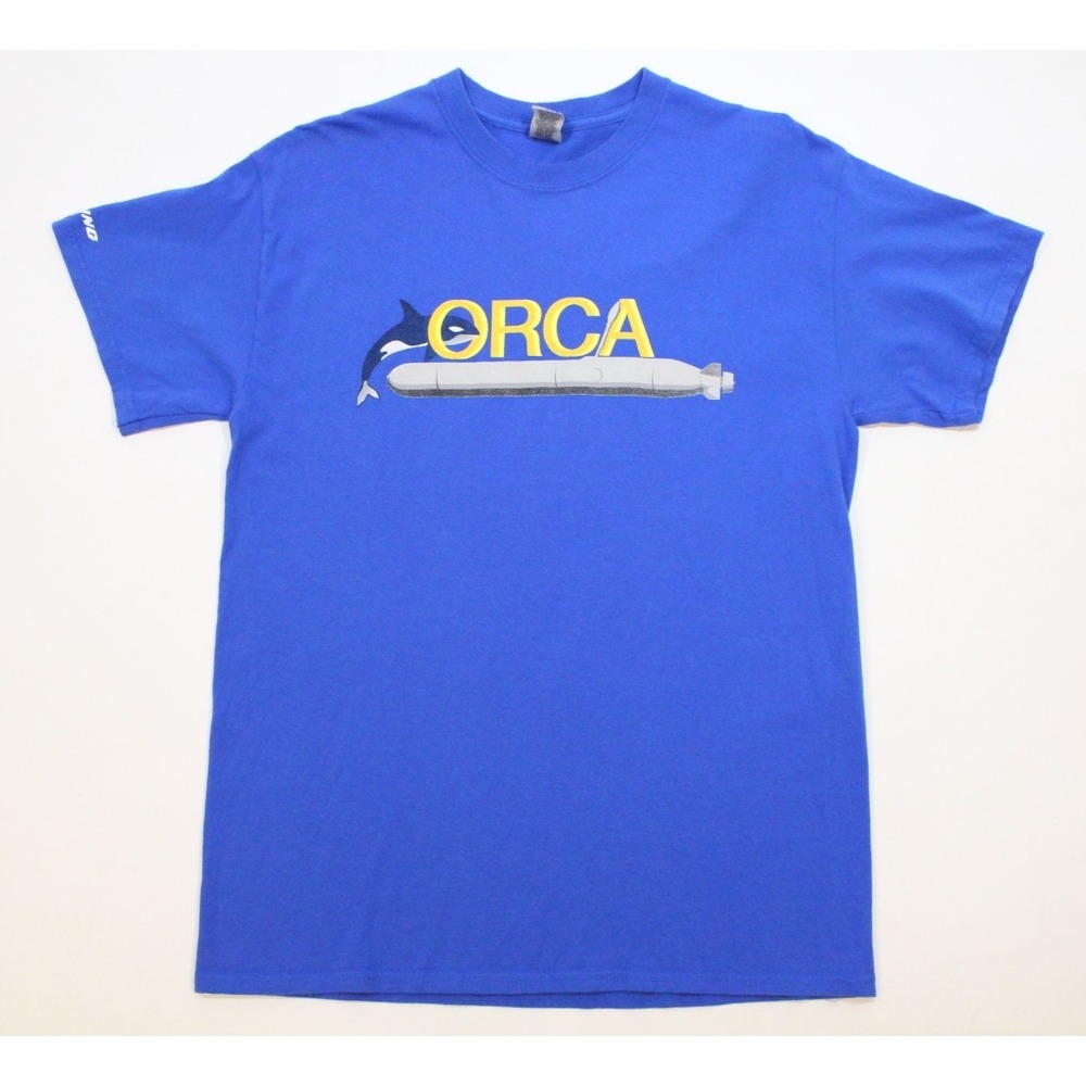 VTG Boeing ORCA Autonomous Underwater Vehicle (AUV)‎ Blue T-Shirt Size M RARE